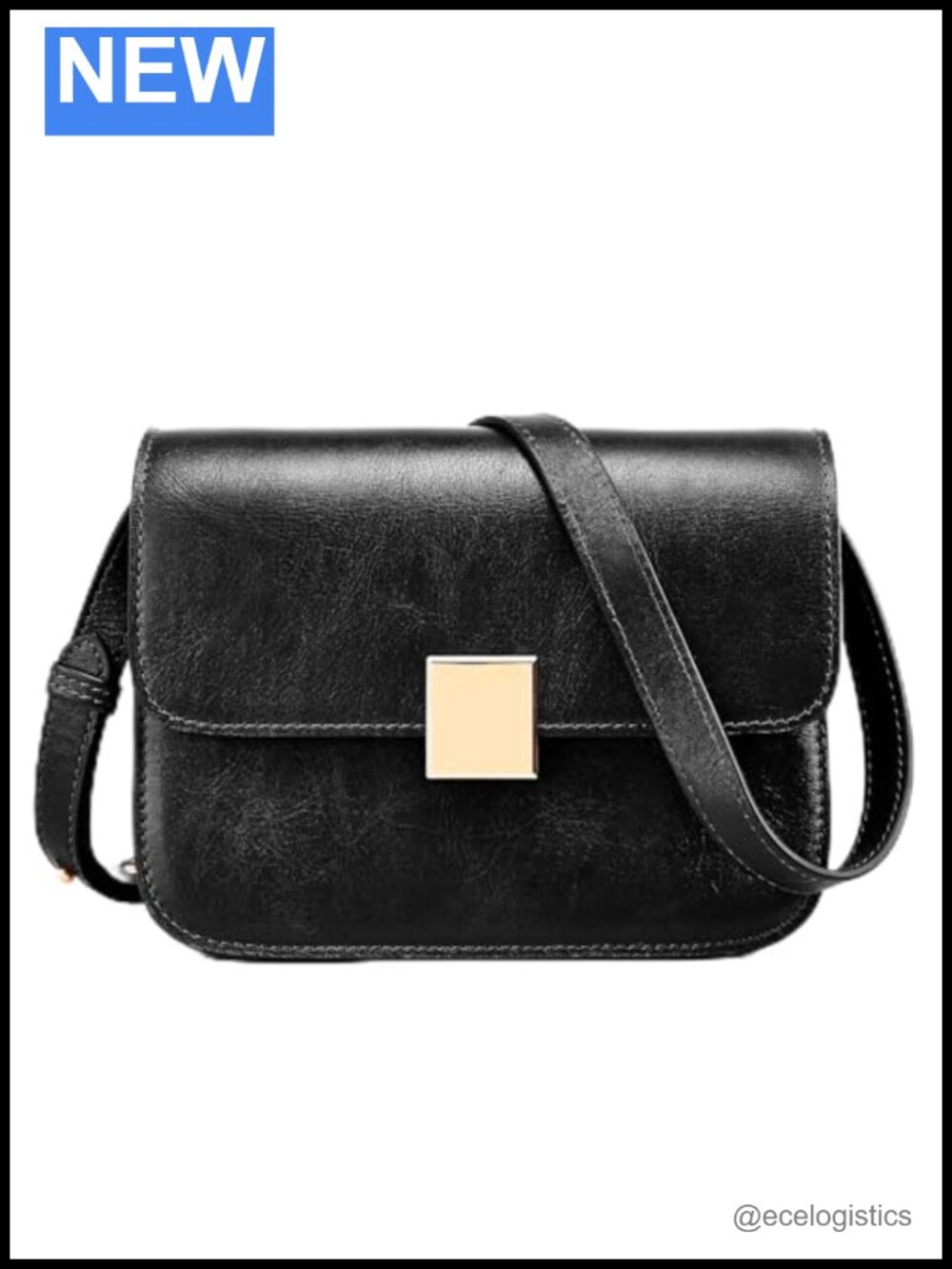 Genuine Leather Crossbody Bag Women Shoulder Handbag Small Purse Travel Commute